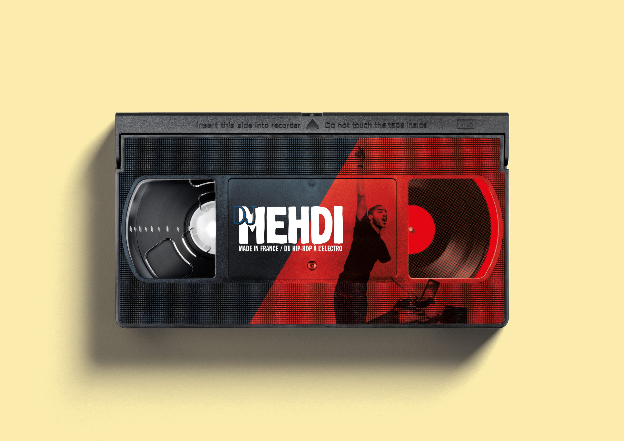 VHs-Impression sur cassette